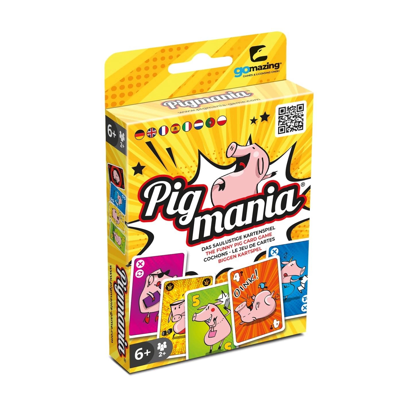 Pigmania - the Crazy Pigs Card Game box view