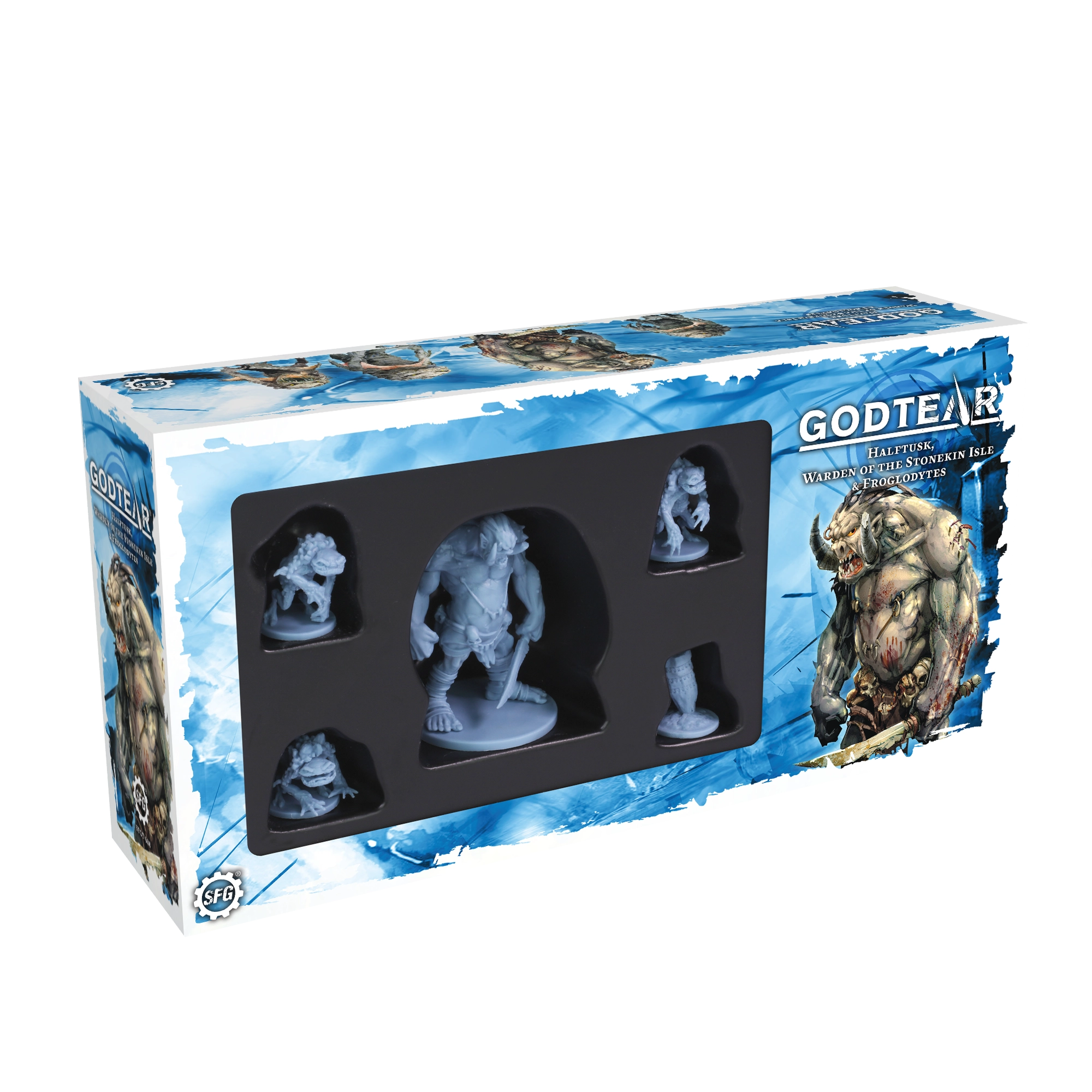 Godtear: Halftusk Champion Expansion box view