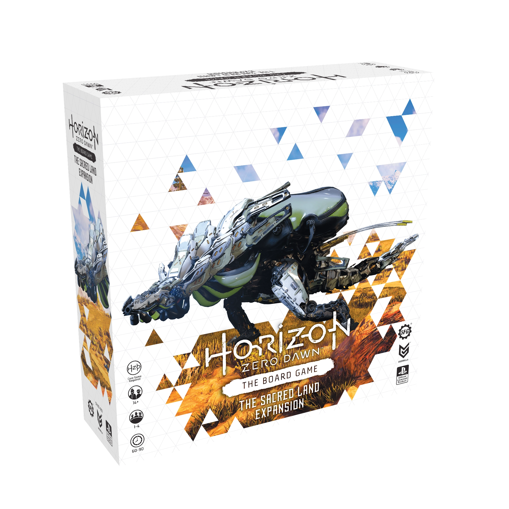 Horizon Zero Dawn Board Game - Sacred Land Expansion box view