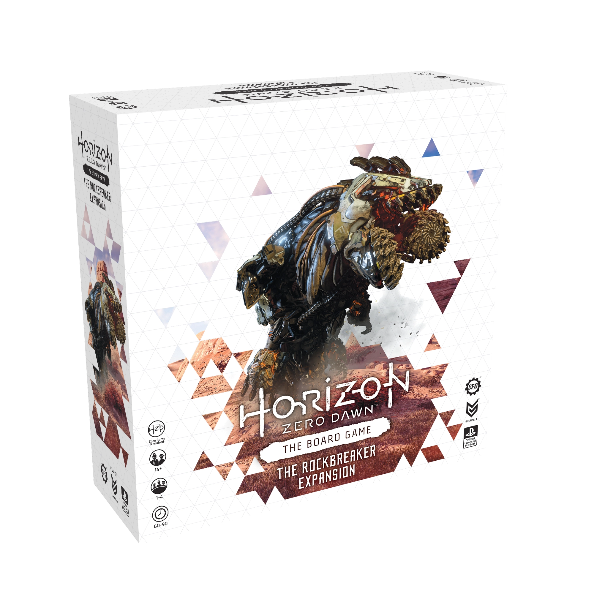 Horizon Zero Dawn Board Game - Rockbreaker Expansion box view